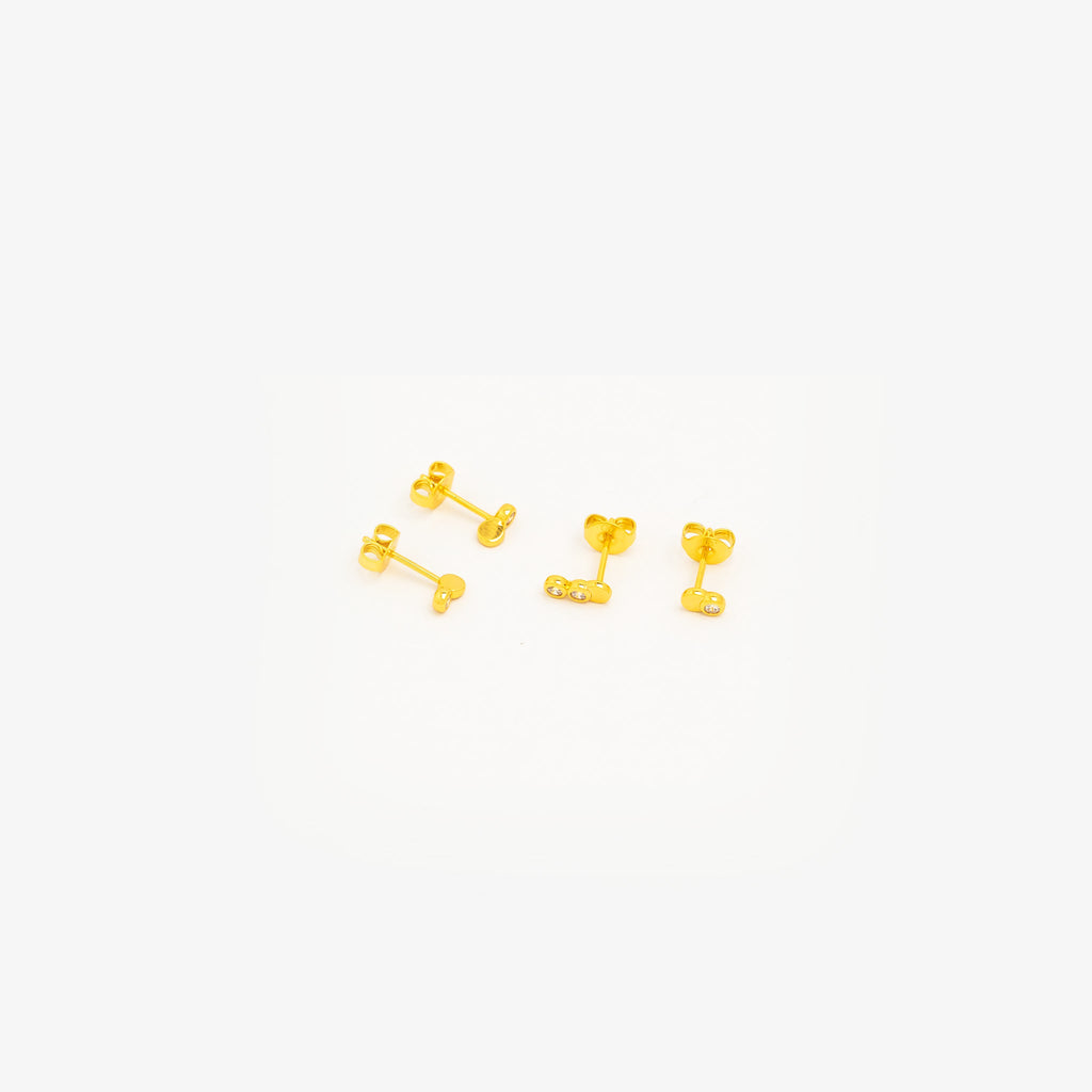 Crescent Glow Earrings Set