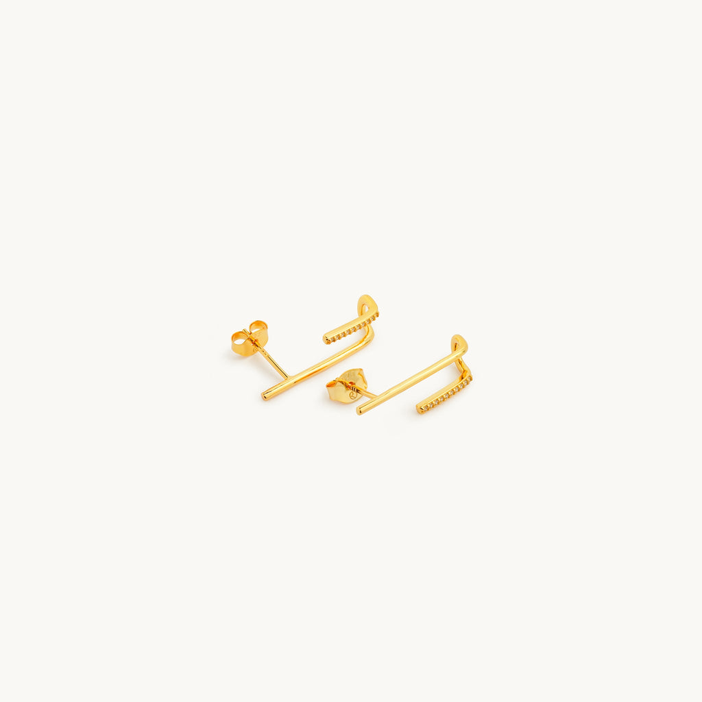 Moon Lining Earrings