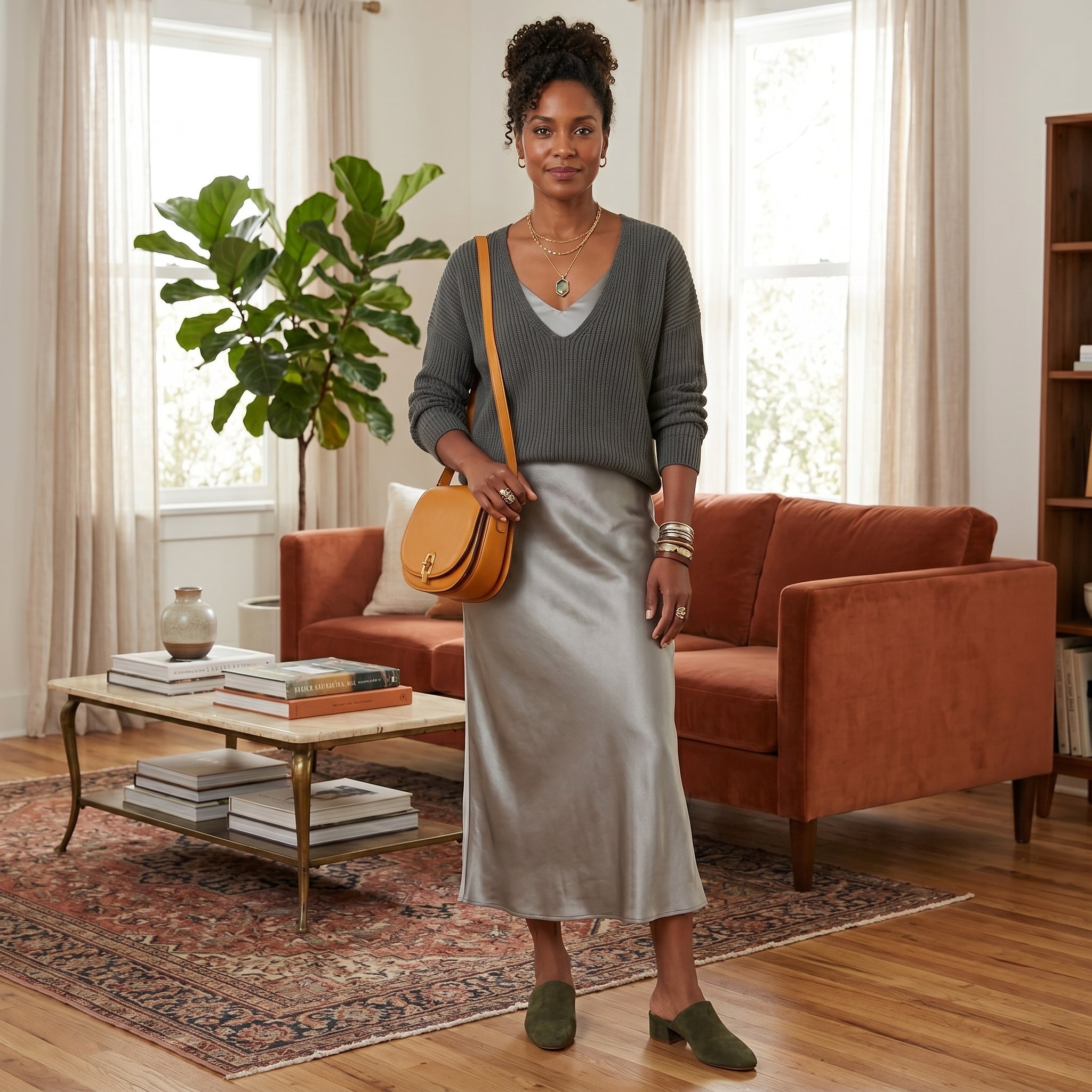Matilde - Conjunto Vestido e Camisola Malha