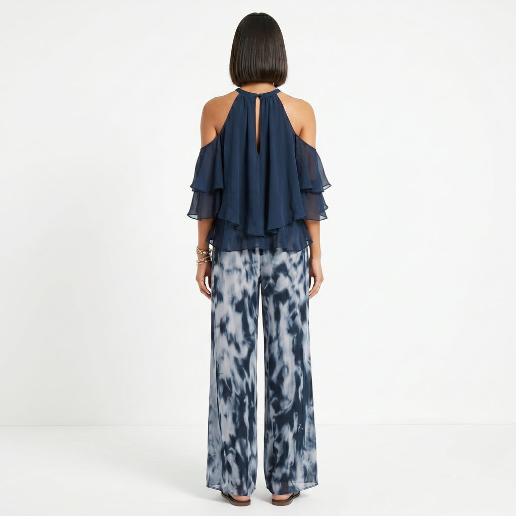 Francisca - Conjunto Halter e Calças Fluidas