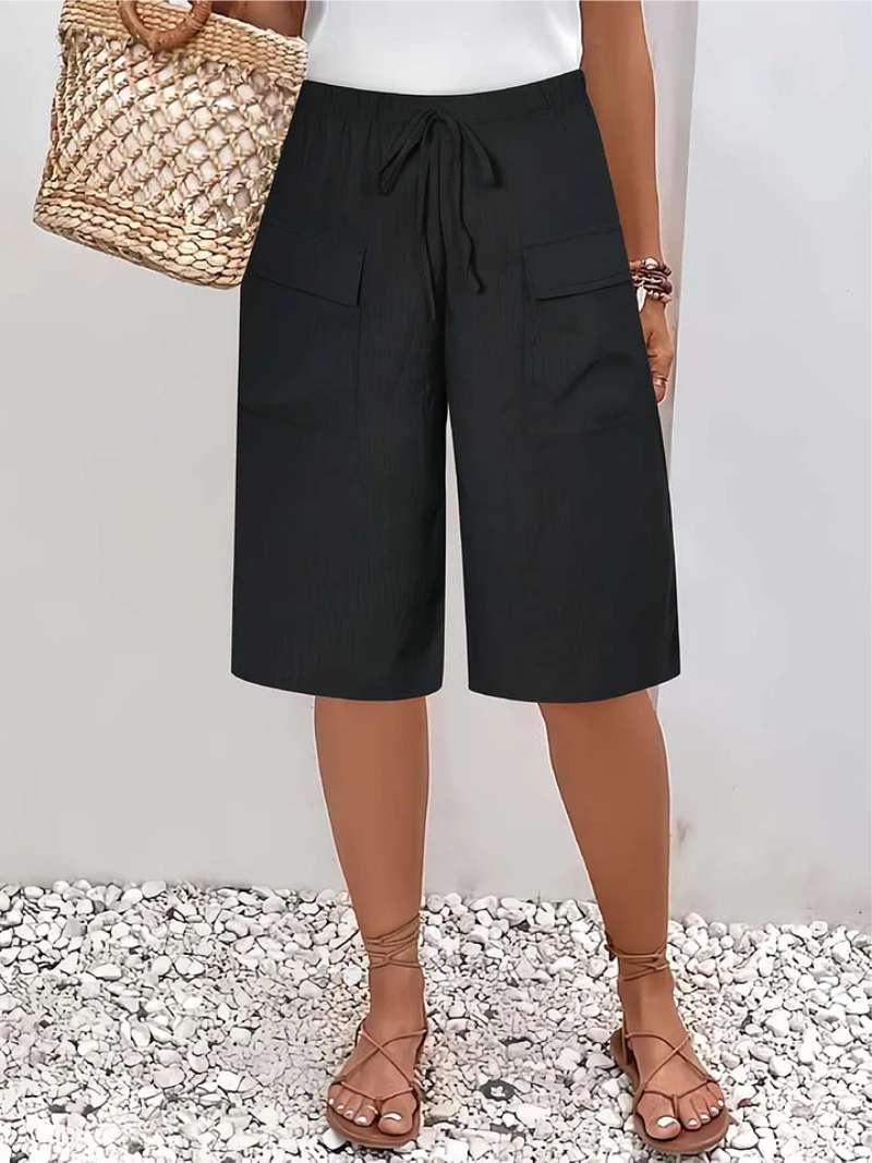 Van Elst Mode® | Korte broek met elastische tailleband