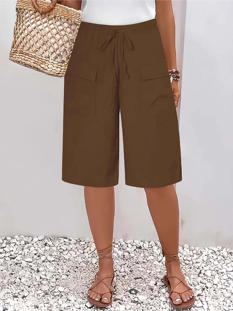 Van Elst Mode® | Korte broek met elastische tailleband