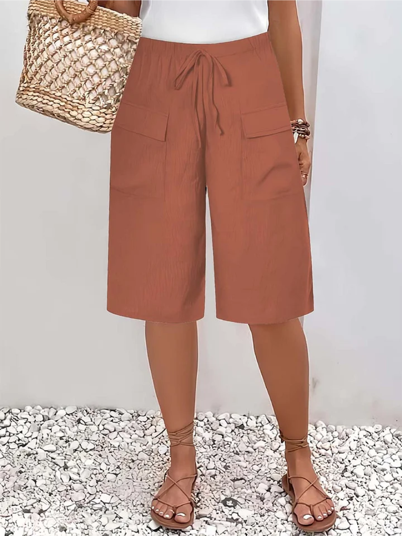 Van Elst Mode® | Korte broek met elastische tailleband