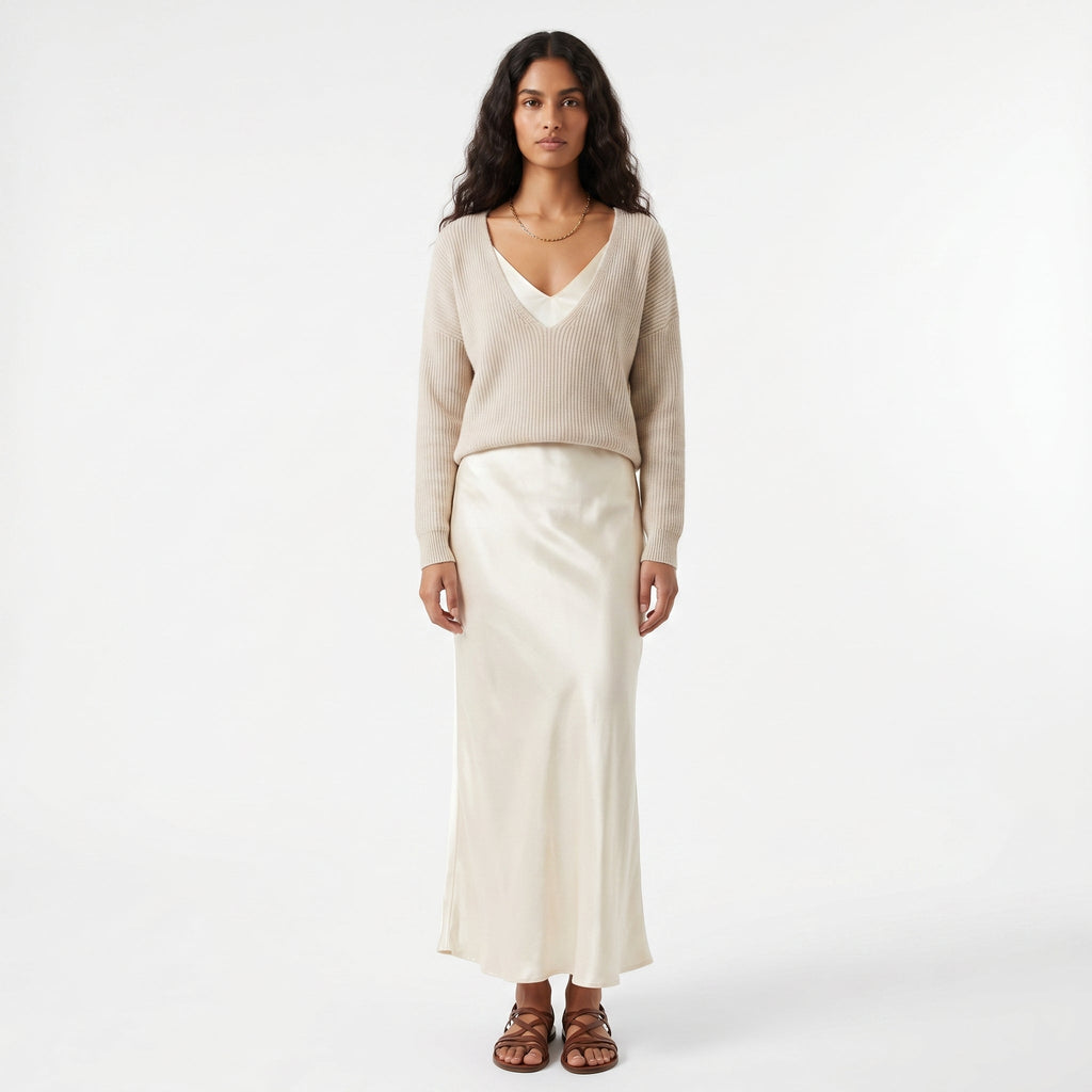 Matilde - Conjunto Vestido e Camisola Malha