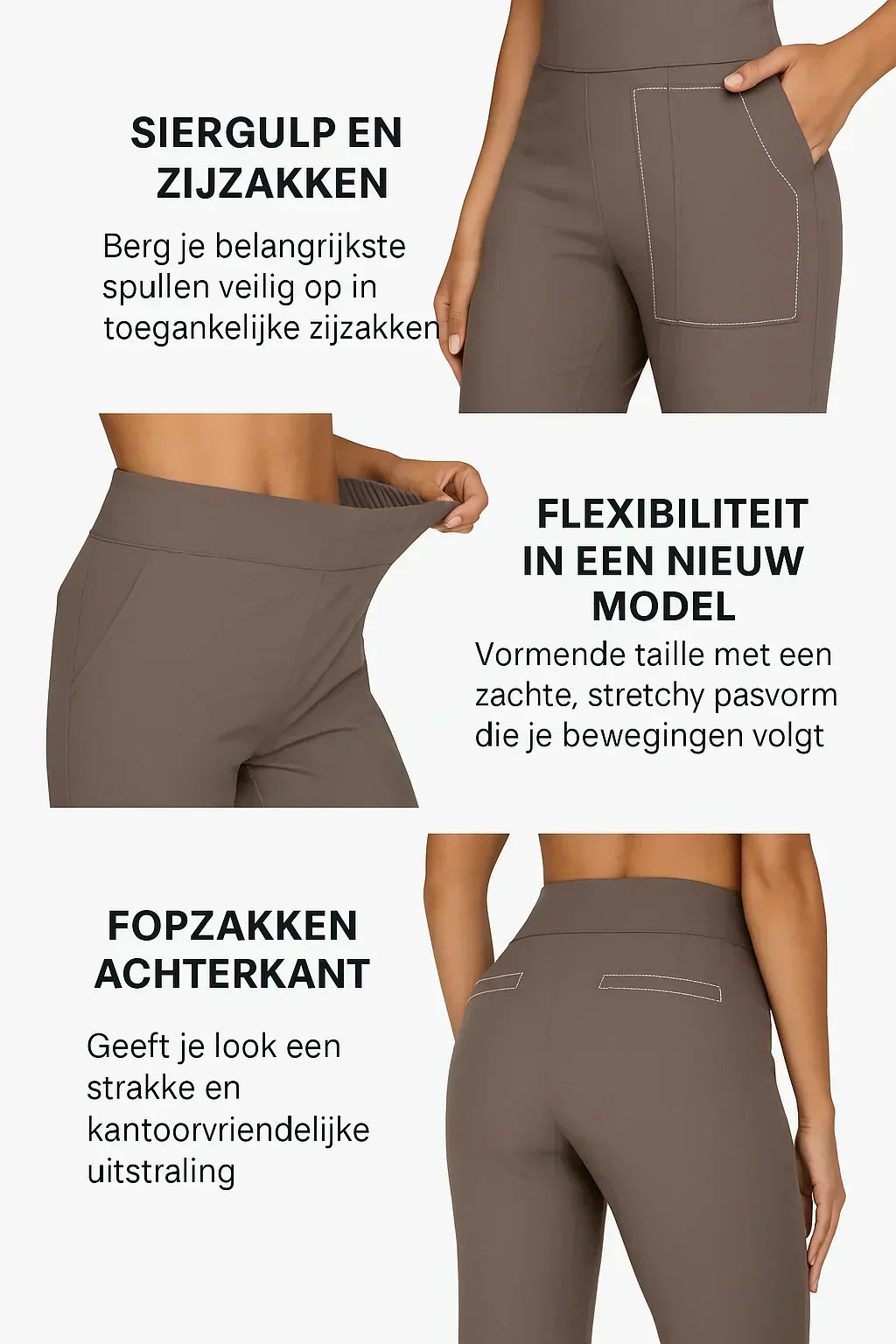 Van Elst Mode® | Comfortabele dames stretch broek (TIJDELIJK 1+1 GRATIS!)