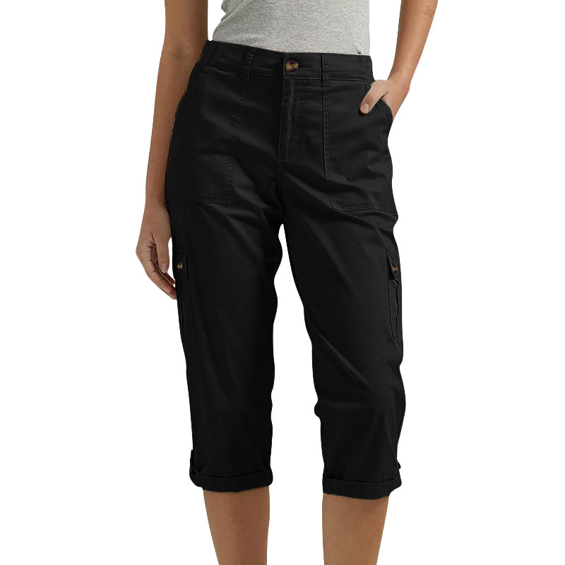 Van Elst Mode®| Capri Broek met Meerdere Zakken