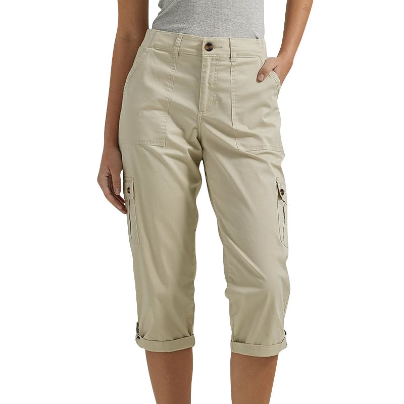 Van Elst Mode®| Capri Broek met Meerdere Zakken
